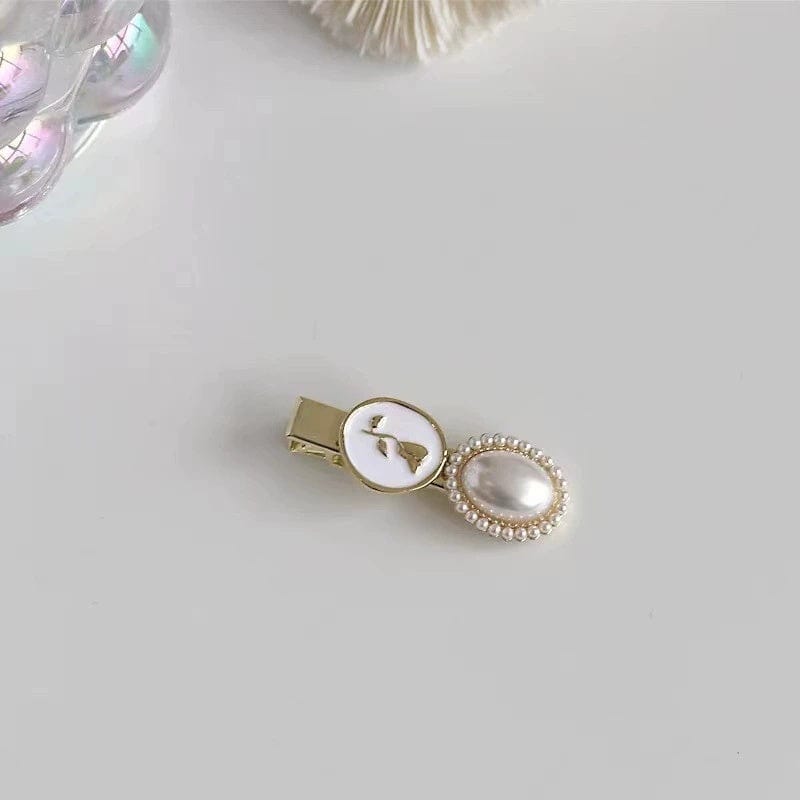 JuJumoose Creamy Enamel Hair Clip