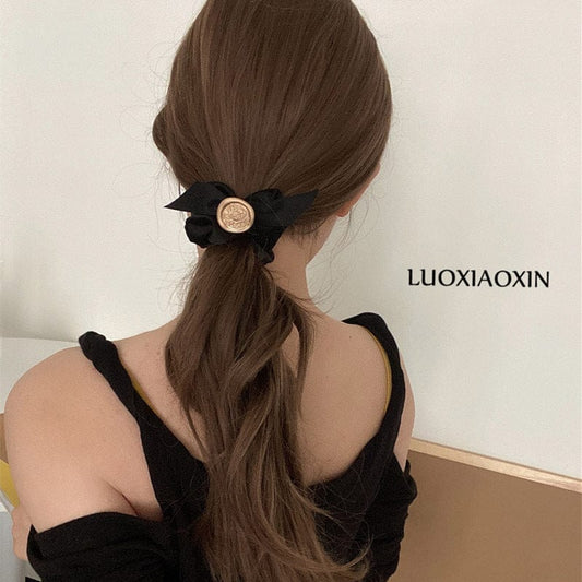 JuJumoose French elegant bow hair tie