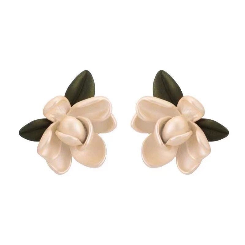 JuJumoose French Enamel Floral Earrings