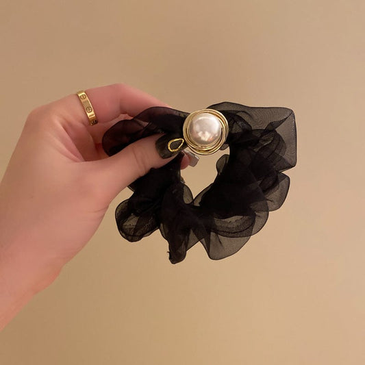 JuJumoose High-end organza pearl hair band