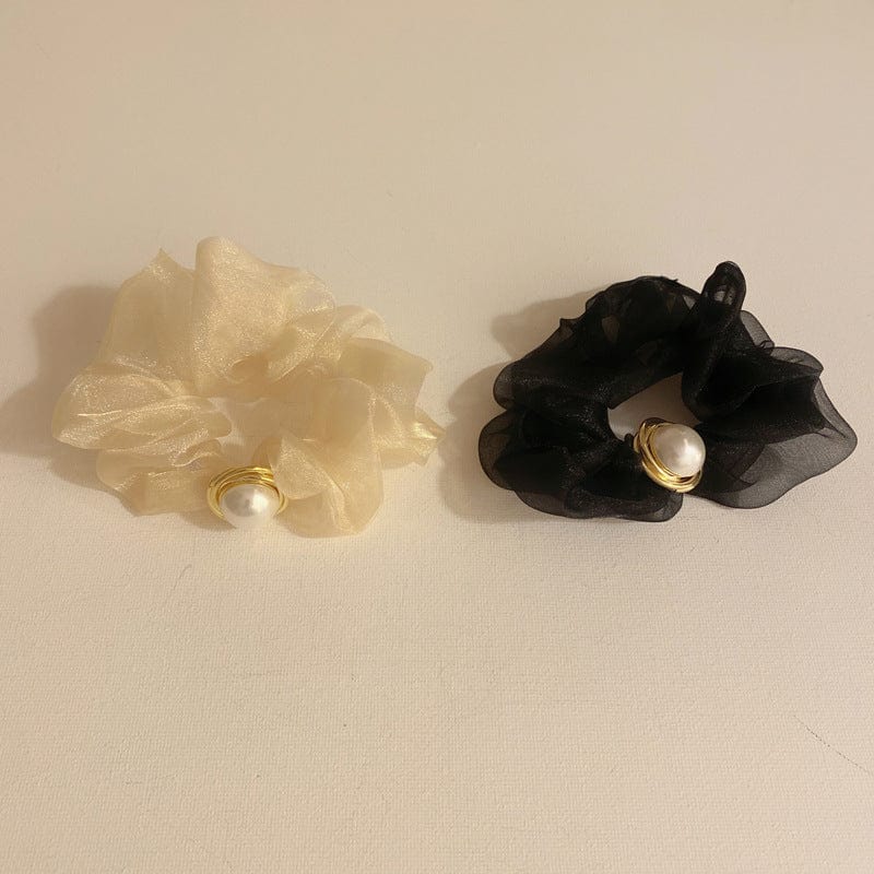 JuJumoose High-end organza pearl hair band