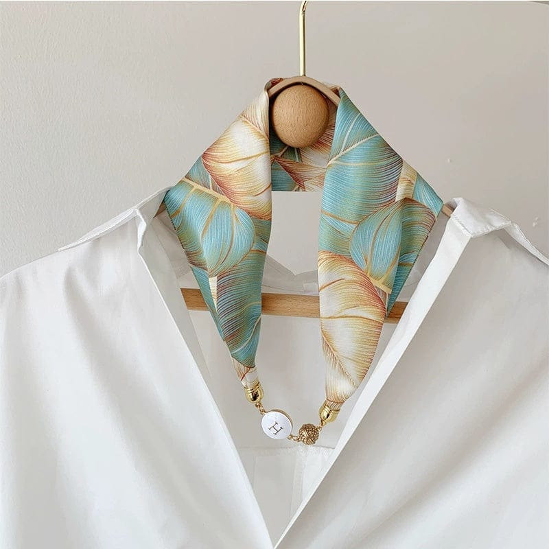 JuJumoose Magnetic H-Clasp Multifunction Silk Scarf