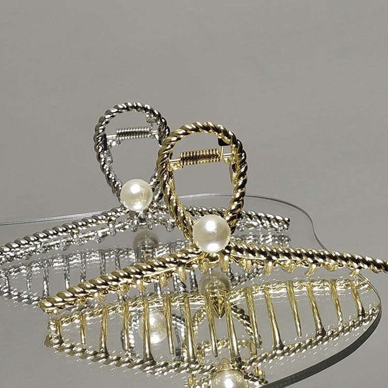 JuJumoose Pearl Cross Clamp Hairpin