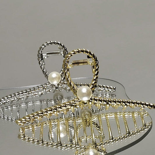 JuJumoose Pearl Cross Clamp Hairpin