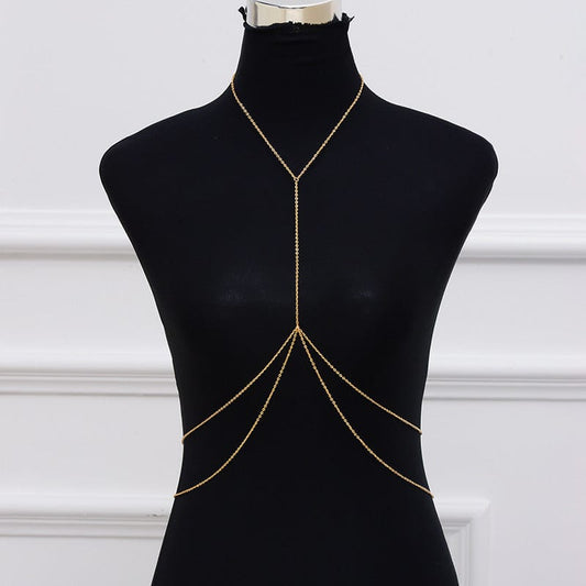 JuJumoose Double-layer electroplated body chain