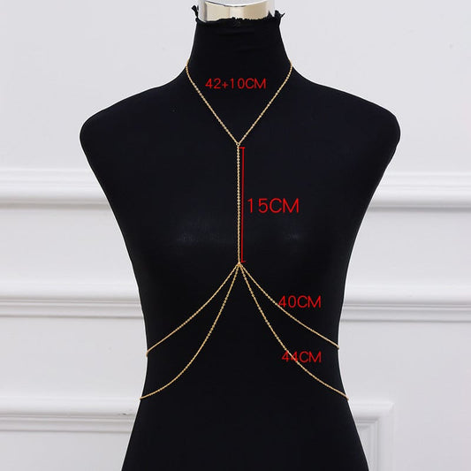 JuJumoose Double-layer electroplated body chain