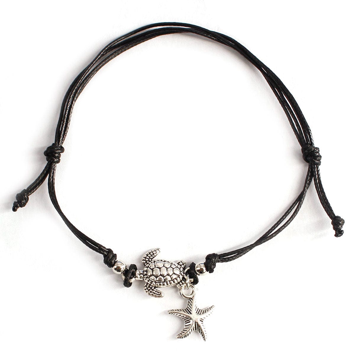 JuJumoose Ethnic retro style starfish turtle beach anklet