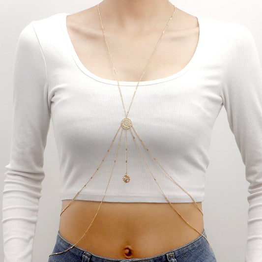 JuJumoose Integrated eye tassel breast chain