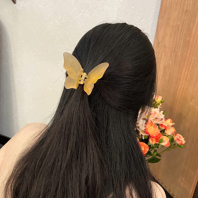 JuJumoose Butterfly Elegant Back Head Plate Hairpin