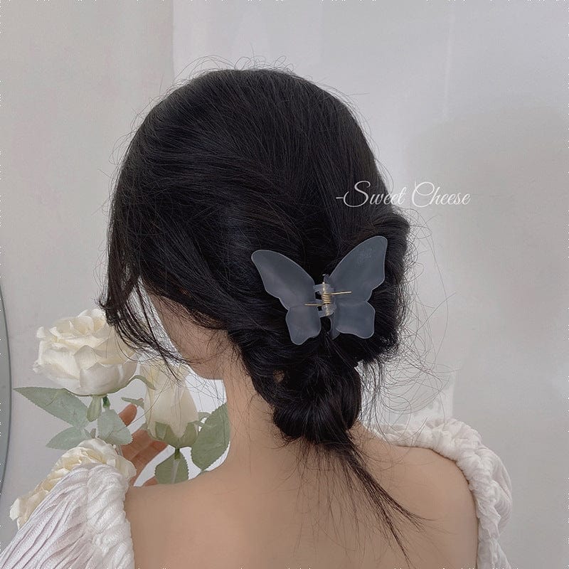 JuJumoose Butterfly Elegant Back Head Plate Hairpin