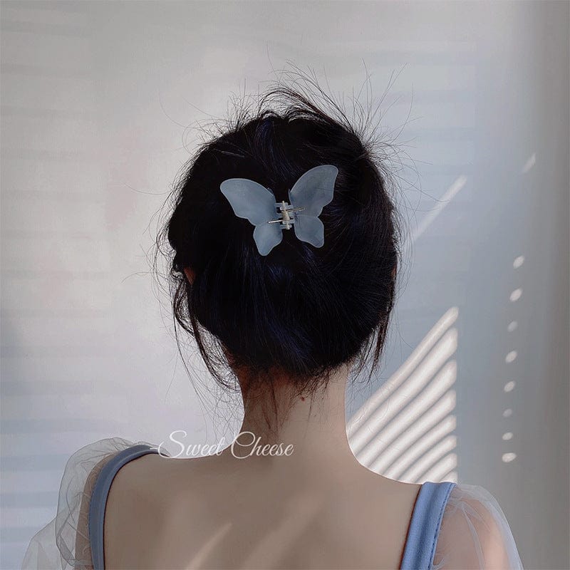 JuJumoose Butterfly Elegant Back Head Plate Hairpin