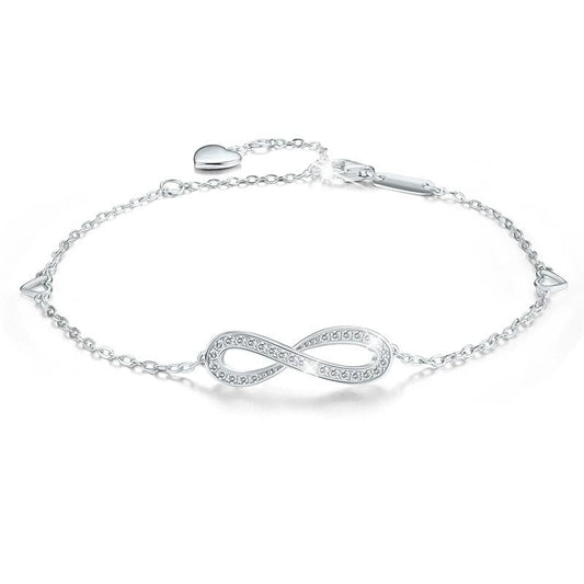 JuJumoose S925 Silver Eternal Charm Bracelet