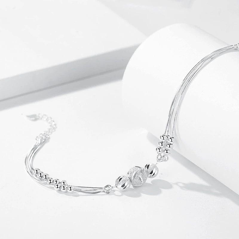 JuJumoose S999 Silver Elegant and Unique Bell Bracelet