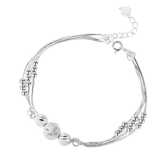 JuJumoose S999 Silver Elegant and Unique Bell Bracelet