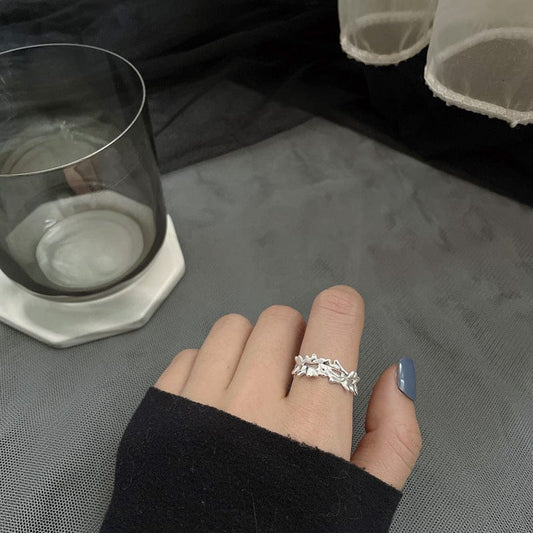 JuJumoose Sterling Silver Wave Ring