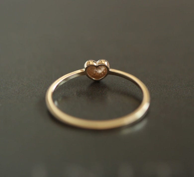 JuJumoose Sterling silver chubby love ring