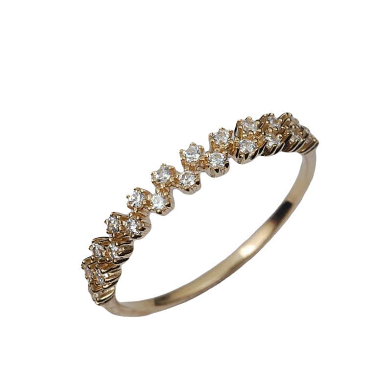 JuJumoose Sterling silver gold plated stacking ring
