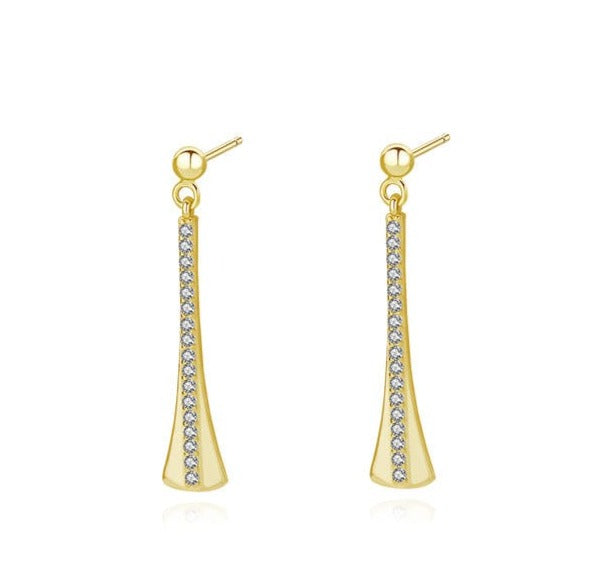 Aliprice Ssterling silver long line earring