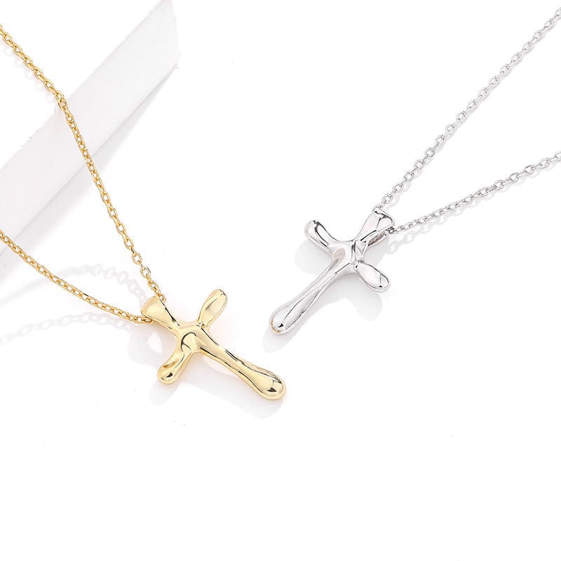 Aliprice Sterling silver cross necklace