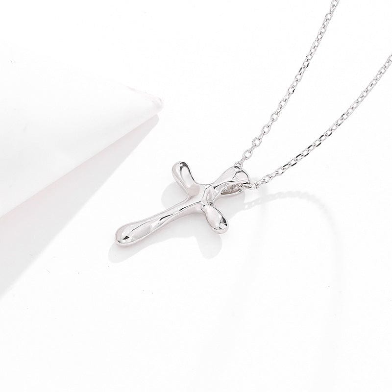 Aliprice Sterling silver cross necklace