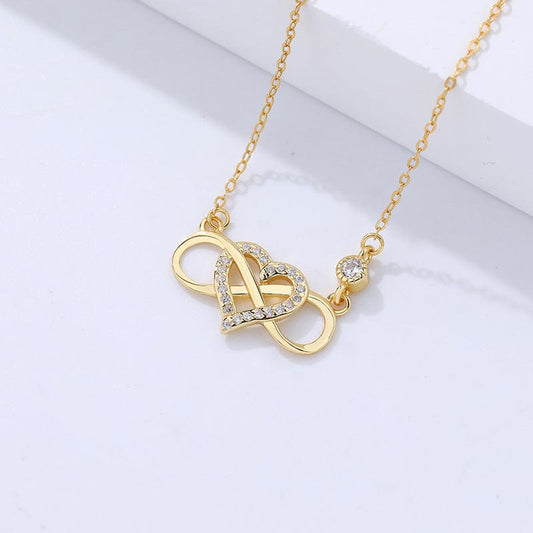 Aliprice Sterling silver forever love necklace