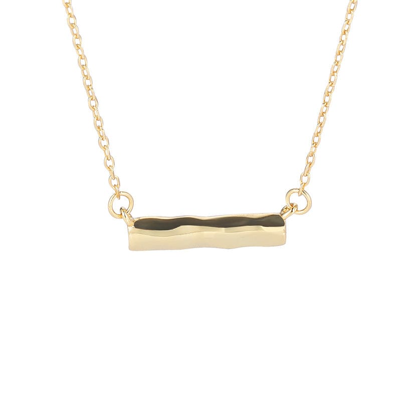 Aliprice Sterling silver golden clavicle chain