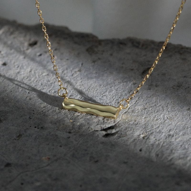 Aliprice Sterling silver golden clavicle chain