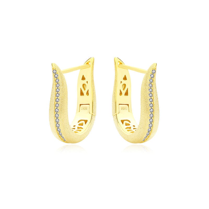 Aliprice Sterling silver U-shaped earring